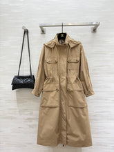 MONCLER 25S LONG TRENCH COAT 298454